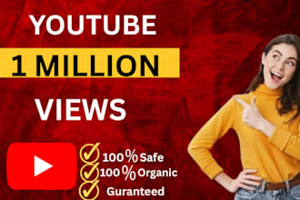shoutout youtube channel video SEO promotion 1 million people live stream views