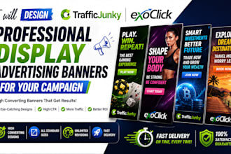 design professional display advertising banners for your campaign