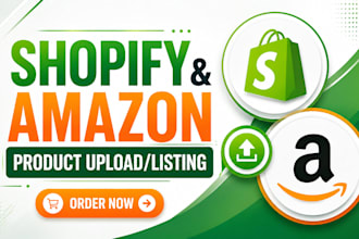 manually upload products to your shopify store with SEO optimize, amazon product