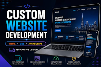 build a responsive HTML CSS javascript website