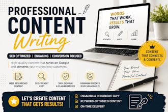 write website copywriting content for you