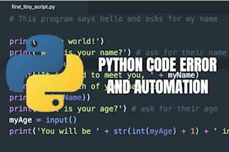 fix python code, python script, fastapi, api, debugging, code optimization
