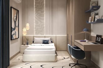 render 3d indoor kids playroom,cgi nursery decor,teenager room,single bed design