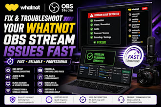 fix and troubleshoot your whatnot obs stream issues fast