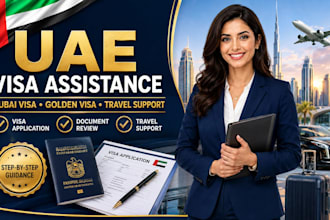 assist with uae visa application, dubai visa processing and travel support
