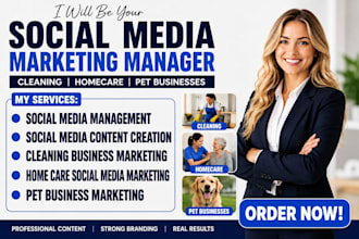 be your social media marketing cleaning homecare pet
