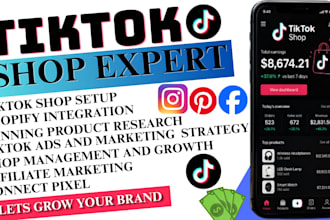 setup tiktok shop ,shopify dropshipping,shopify store,tiktok affilliate,ig setup