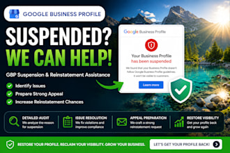 fix google business profile suspension and prepare your reinstatement