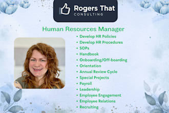 be your expert human resources manager