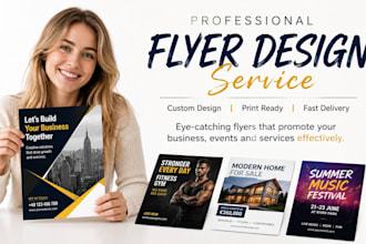 design roll up banner, flyer, business card, branding, complete social media kit