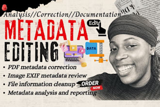 analyze and edit forensic metadata editing, data extraction, report