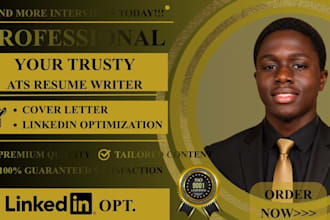 write business, marketing resume, cover letter and linkedin