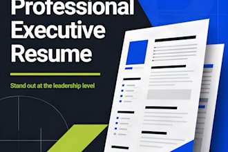 write a professional executive resume