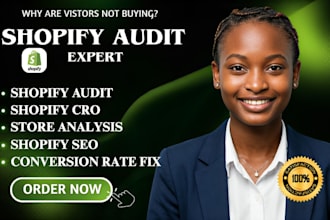 do a shopify cro audit and shopify store review to increase conversion rate