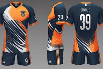custom jersey design and into patterns for soccer kit design, with professional