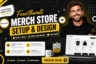 design redesign fourth wall website fourthwall merch store print on demand