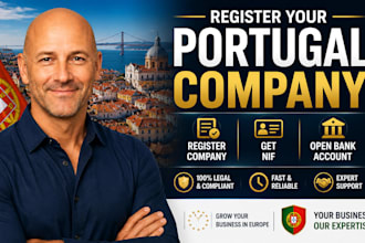 register your portugal company, get nif, and open bank account