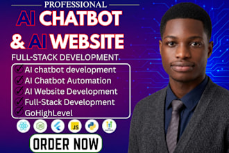 develop ai chatbot, chatgpt chatbot, and whatsapp ai chatbot
