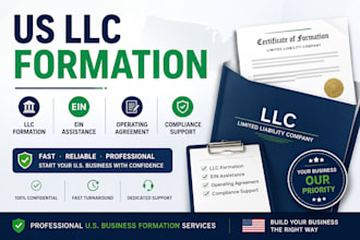 handle US llc formation ein and compliance