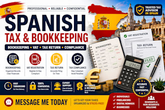 spanish bookkeeping tax compliance vat registration spain tax filing tax return
