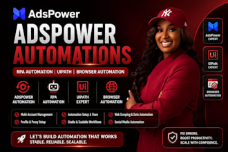 adspower automations rpa automation adspower expert uipath browser automation