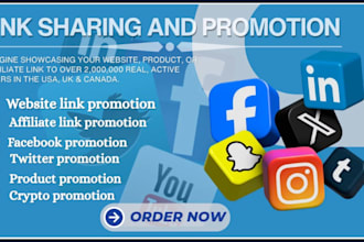 promote your twitter tweet sharelink to USA UK ca  active 150m audience on fb ig
