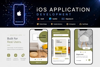 develop a native ios app using swift, swiftui or uikit