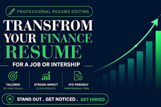 write ats banking, finance, accounting, investment resume