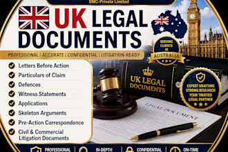 provide services of UK and australia legal documents