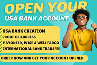 do USA bank creation llc registration ein number USA proof of address wise bank