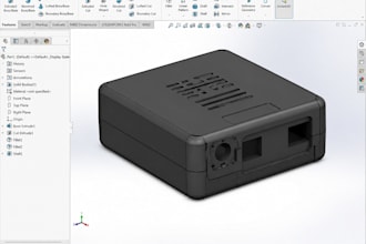 design injection molded plastic parts with dfm for prototyping in solidworks cad