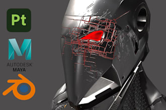 create 3d robot model, sci fi mech, mecha character, hard surface model