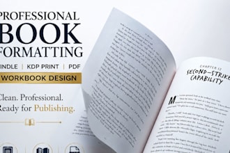 kindle page layout design, kdp print book formatting pdf canva workbook design
