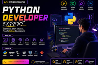 develop a powerful python web application and backend