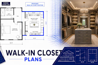 design walk in closet addition floor plans luxury blueprint package cad