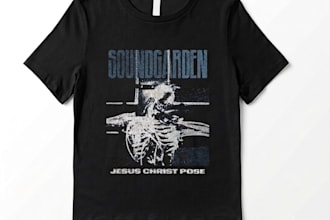 design unique vintage t shirt graphics featuring anime and 90s rock band