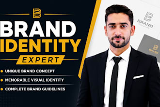 create visual brand identity for startups agencies and online brands