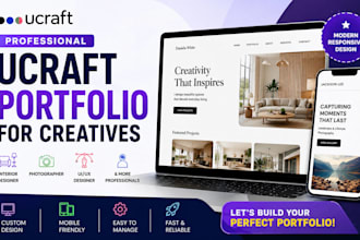 interior designer architect photographer ui ux designer ucraft portfolio website