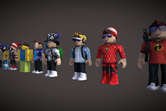 make custom 3d roblox model and maps for roblox game, 3d roblox ugc model