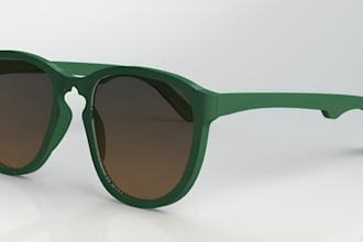 design and model custom sunglasses and eyewear with realistic 3d renders