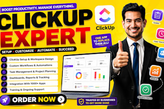 do clickup tasks and dashboard