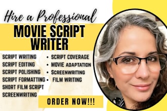 do movie script screenplay screenwriting feature film script tv series tv pilot