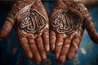 create beautiful custom  name and bridal mehndi design