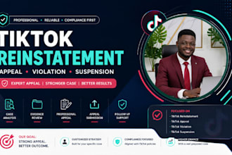 handle tiktok reinstatement tiktok appeal violation and suspension