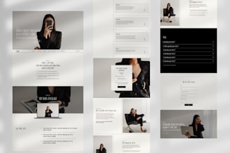 design, redesign, customize showit website and showit template