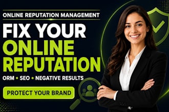 provide online reputation management, ORM and reverse SEO for brand reputation