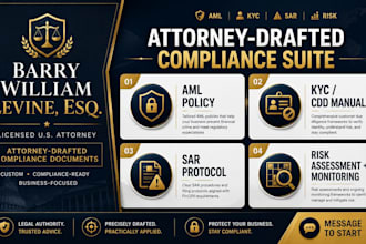 draft a premium custom aml policy for your business