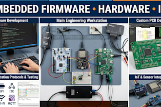 develop firmware and embedded systems for hardware projects