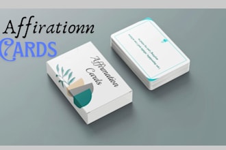 design custom affirmation cards self care cards and wellness oracle deck