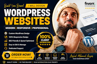 design attractive wordpress website design